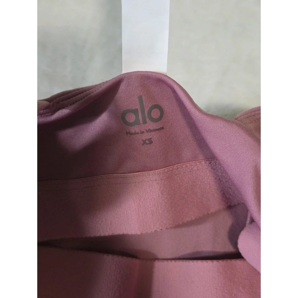 Alo Yoga XS Alosoft Break Point Tennis Dress in Pink Wild Rose NWT $138